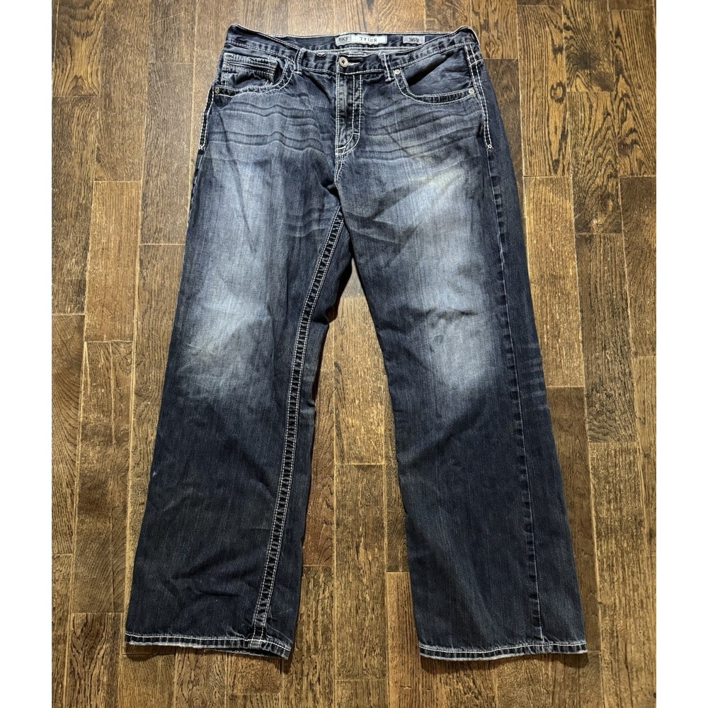 BKE Buckle Tyler Jeans Mens Size 36R (34x29) Blue Bootcut Low Rise
